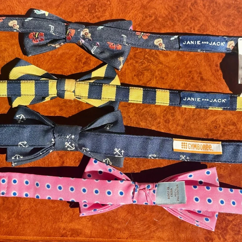 Janie and Jack, etc Bow Ties - Bundle of 4